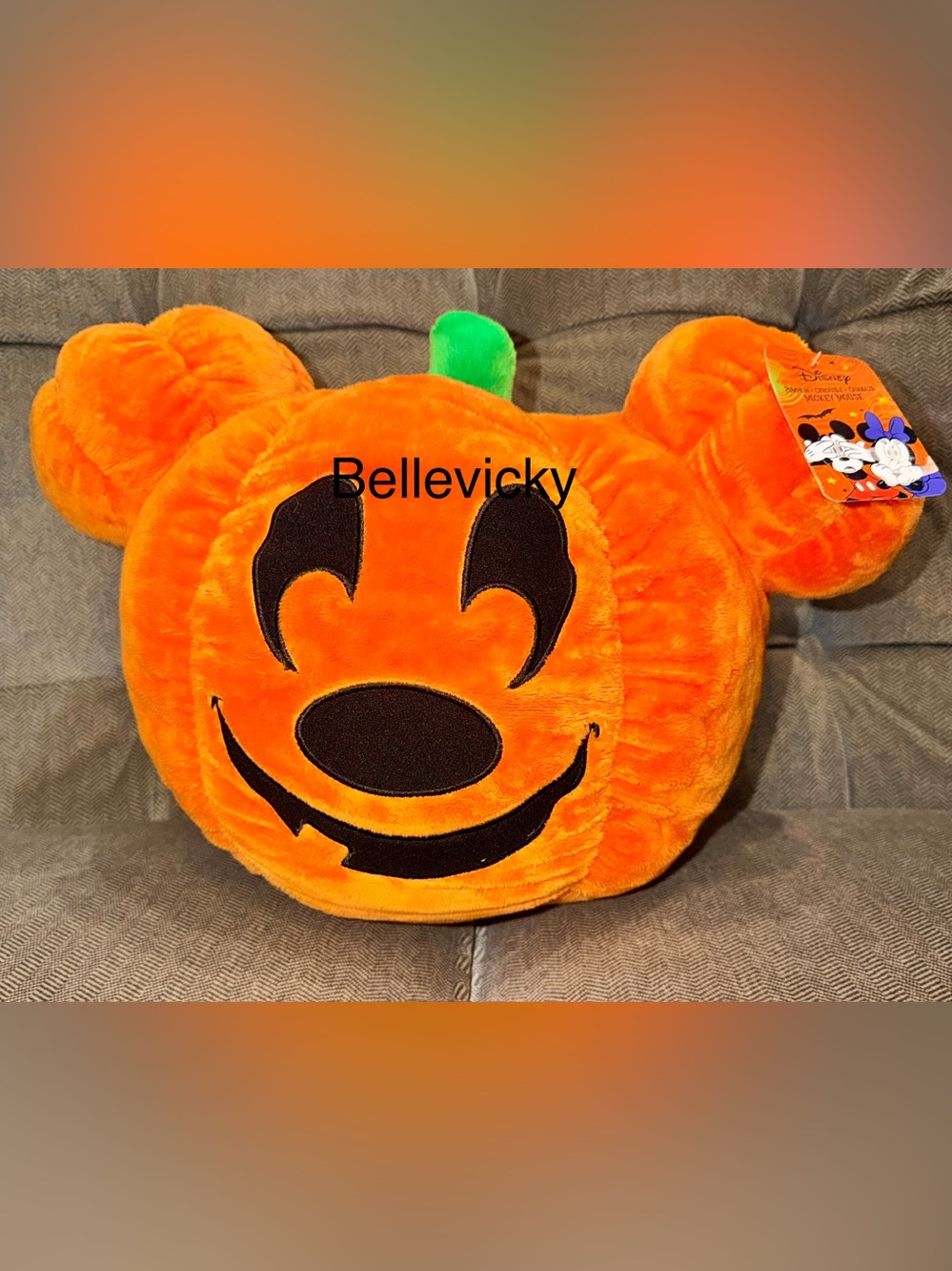 12" Disney Mickey Mouse Spooktacular Pumpkin Plush- NWT
